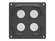 100MM MAGNETIC MOUNT BLACK/.