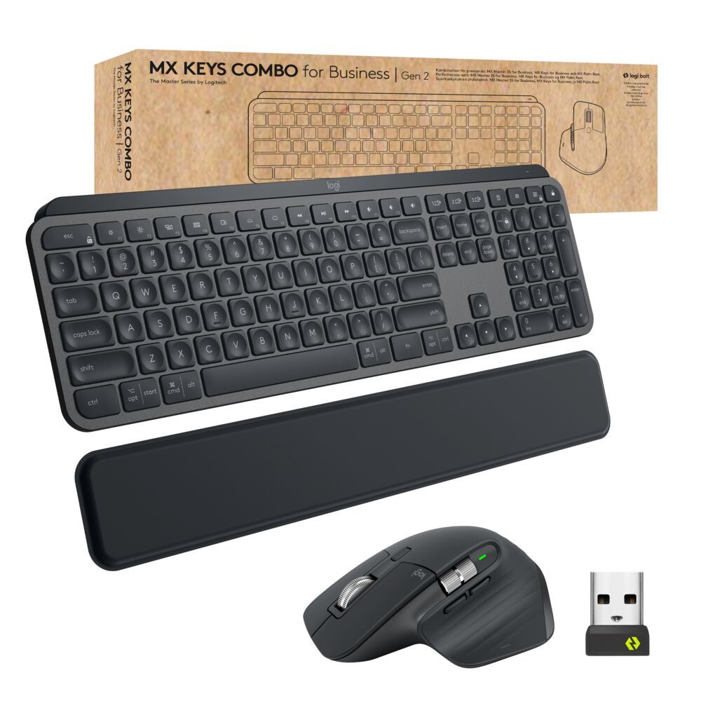 MX KEYS COMBO FOR BUSINESS GEN/2 - GRAPHITE - PAN - NORDIC