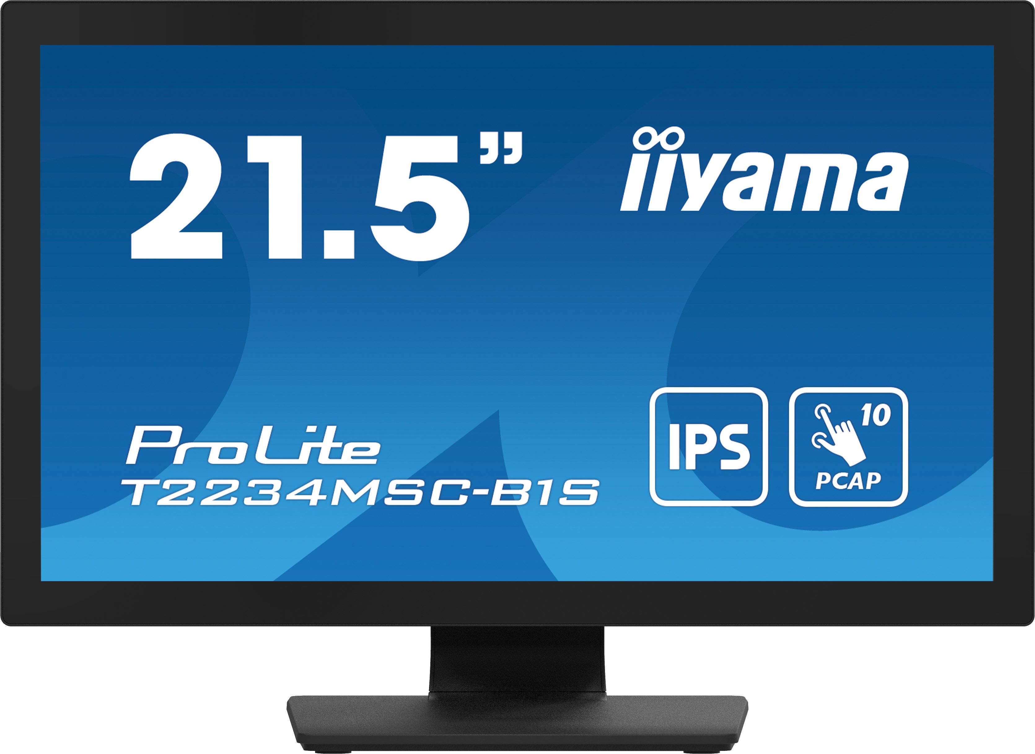 Monitor 21.5 inch LED IIyama T2234MSC-B1S 1920 x 1080 pixeli, 60 Hz, 8 ms, Negru