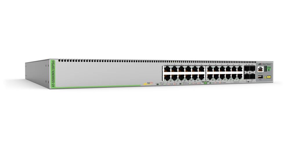 Switch Allied Telesis AT-GS980MX/28PSM-50, 20 porturi 10 / 100 / 1000 MBs