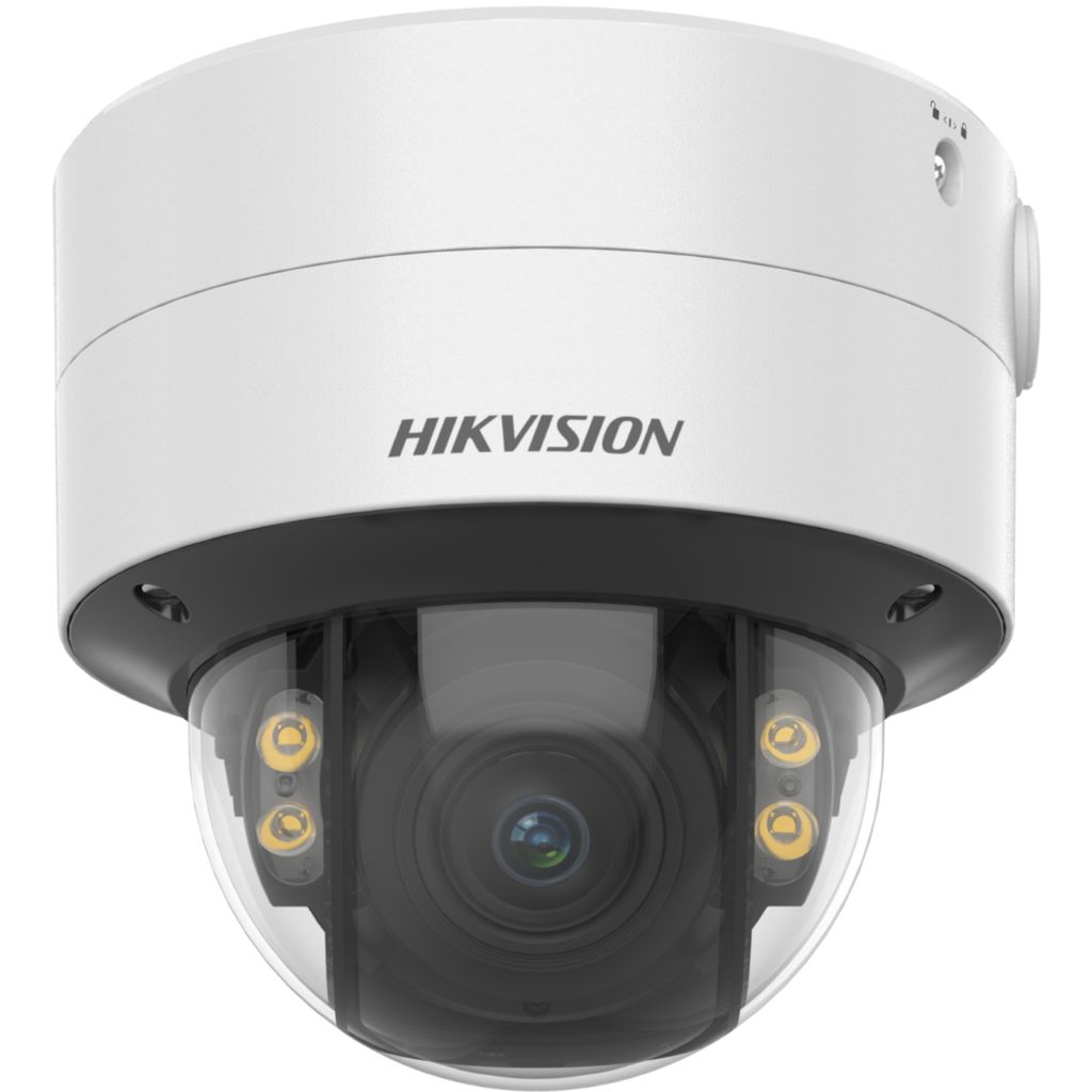Camera de supraveghere IP Dome 4K Hikvision DS-2CD2787G2T-LZS(2.8-12MM) (C), lentila varifocala: 2.8-12mm, iluminare: Color: 0.0008 Lux @ (F1.2, AGC ON),B/W: 0 Lux cu lumina alba: 40m, slot card de memorie: microSD/microSDHC/microSDXC card, up to 512 GB, alarma la evenimente: Motion detection