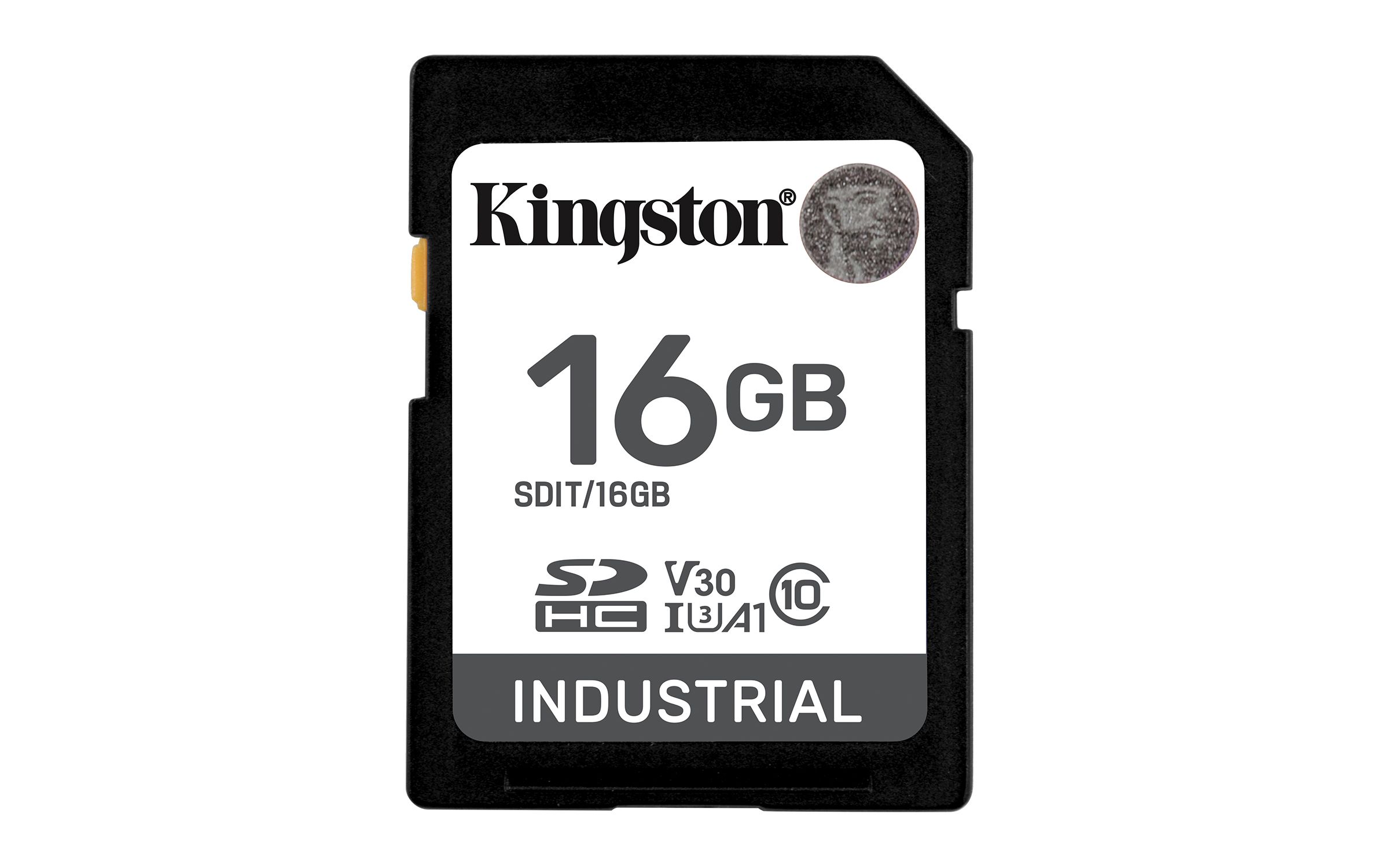 16GB SDHC INDUSTRIAL C10/-40C TO 85C UHS-I U3 V30 A1 PSLC