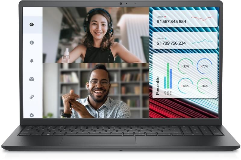Laptop Dell Vostro 3520, 15.6 inch 1920 x 1080, Intel Core i3-1215U (4 C / 8 T, 2.6 GHz - 4.2GHz, 8 MB cache, 28 W), 8 GB DDR4, 512 GB SSD, Intel UHD Graphics, Windows 11 Pro