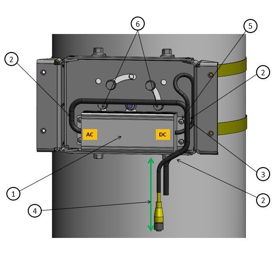 IW3700 SERIES POLE-MOUNT KIT/.