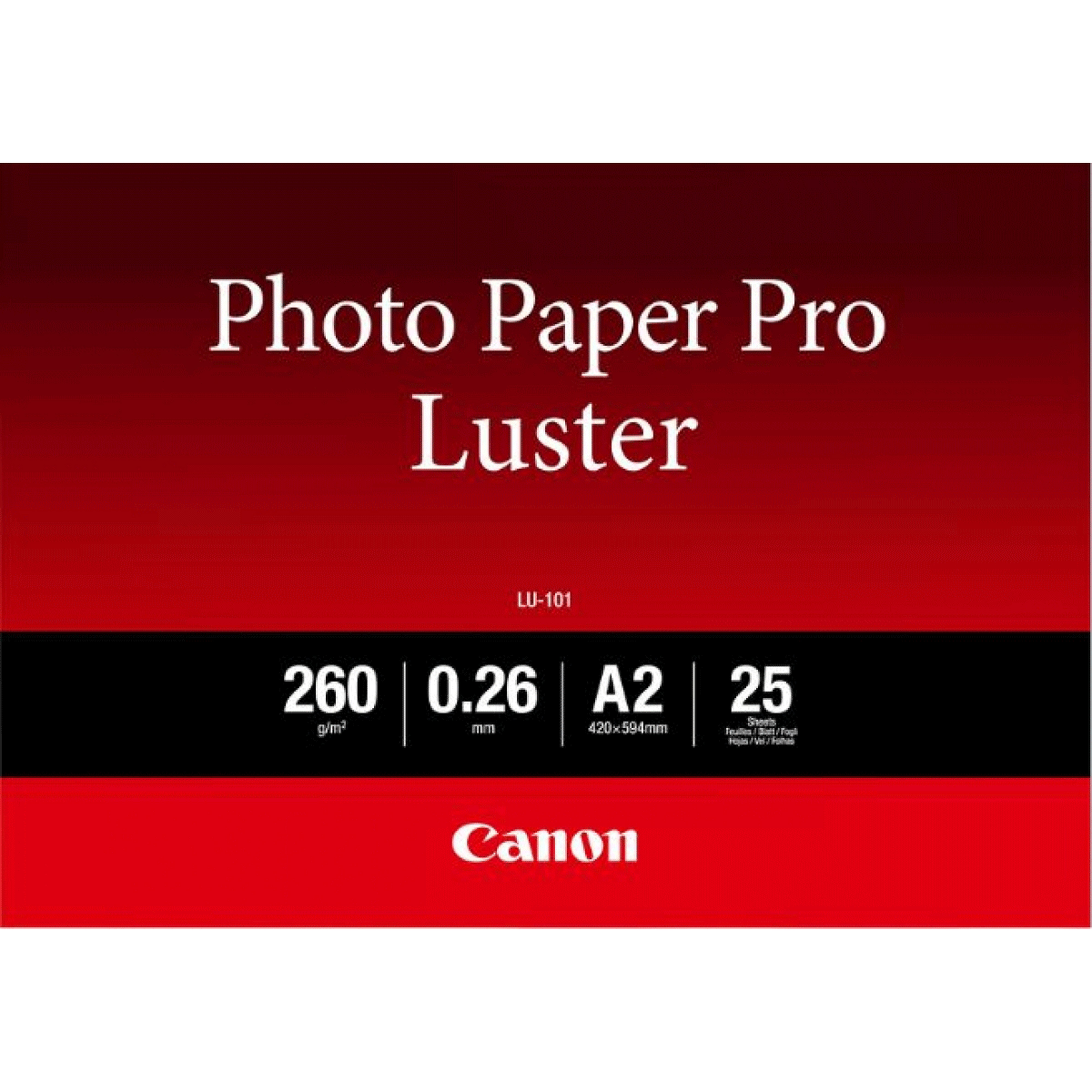 LU-101 A2 25/LUSTER PAPER(LU-101) 25 SHEETS