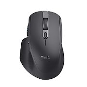 Mouse Trust Ozaa+, wireless RF 2.4GHz, bluetooth, conectivitate USB 1.1, 2.0, 3.0, rezolutie maxima 3200 DPI, negru