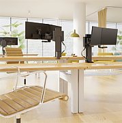 TRACE DUAL MONITORS PANEL/CLAMP MATTE BLACK