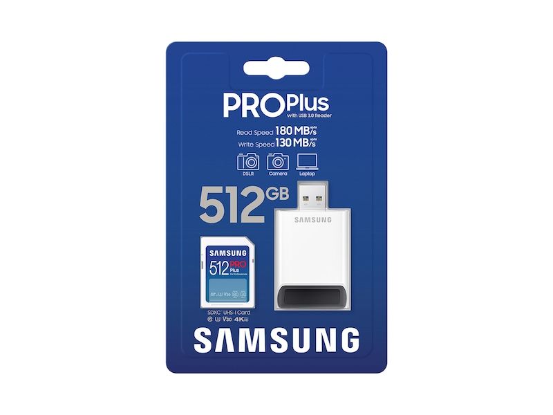 MICROSD PRO PLUS 512GB CL10 USB ADAPTER