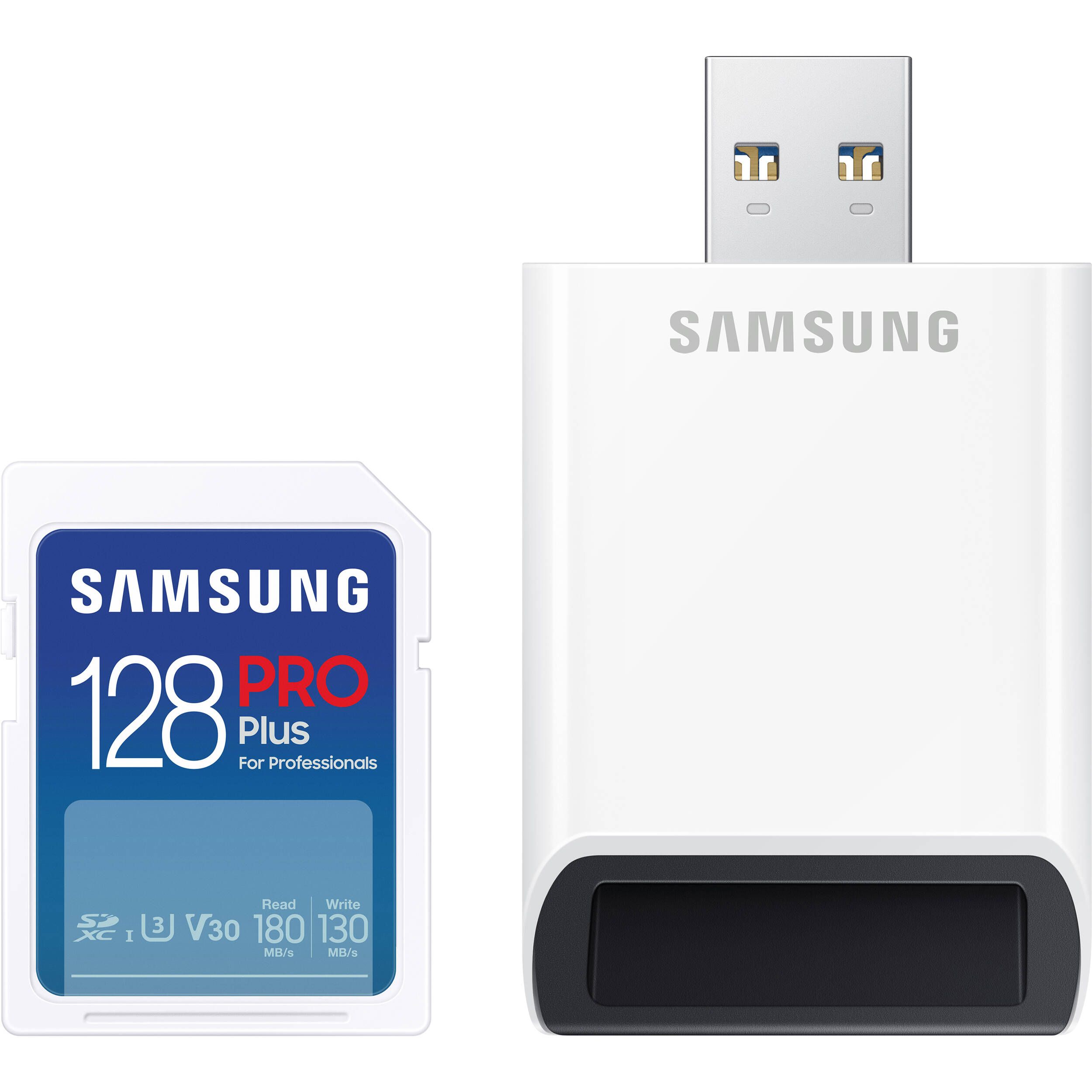MICROSD PRO PLUS 128GB CL10 CARD READER + USB