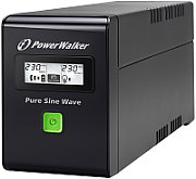 POWERWALK VI 600 SW FR UPS Power Walker Line-Interactive 600VA 2x PL 230V, PURE SINE, RJ11/RJ45,USB,LCD