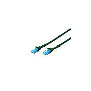 DIGITUS DK-1512-0025/G DIGITUS Premium CAT 5e UTP patch cable, Length 0.25m, Color green