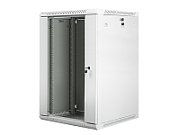 LANBERG WF01-6618-10S Lanberg wall-mounted rack 19 demounted flat pack 18U/600x600mm gray