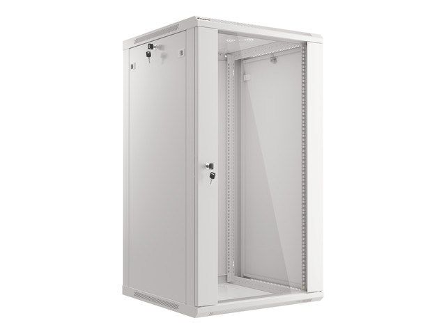 LANBERG WF01-6622-10S Lanberg wall-mounted rack 19 demounted flat pack 22U/600x600mm gray