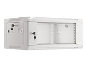 LANBERG WF01-6404-10S Lanberg wall-mounted rack 19 demounted flat pack 4U/600x450mm gray