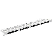LANBERG PPU5-0024-S Lanberg Patch Panel 24 port 0.5U, cat. 5e, grey