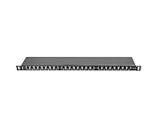LANBERG PPS6-0024-B Lanberg Patch Panel 24 port 0.5U, cat. 6, shielded, black