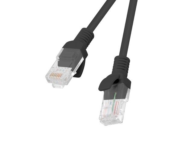 LANBERG PCU6-10CC-0050-BK Lanberg Patchcord RJ45 cat. 6 UTP 0.5m black