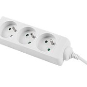 LANBERG PS0-03E-0300-W Lanberg 3M White 3X 230V Lanter EXTENSION PL. CABLE FROM FULL COPPER