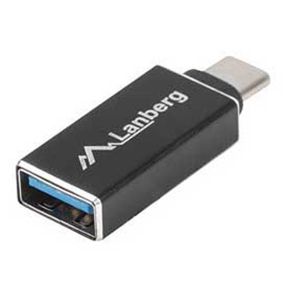 LANBERG AD-UC-UA-02 Lanberg Adapter USB TYPE-C(M)-AF 3.1 Black