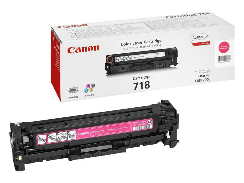 Cartus toner Canon CR2660B002AA ,Magenta ,2900 pagini ,Original (CRG718M) 