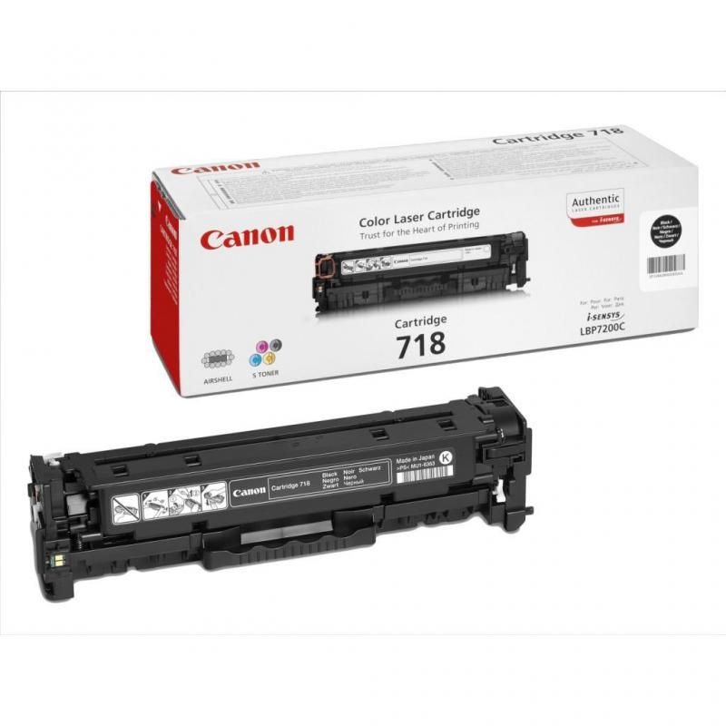 Cartus toner Canon CR2662B002AA ,Negru ,3400 pagini ,Original (CRG718BK) 