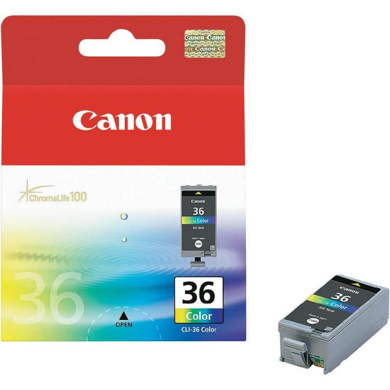 Cartus cerneala Canon BS1511B001AA ,Color ,250 pagini ,Original (CLI-36) 