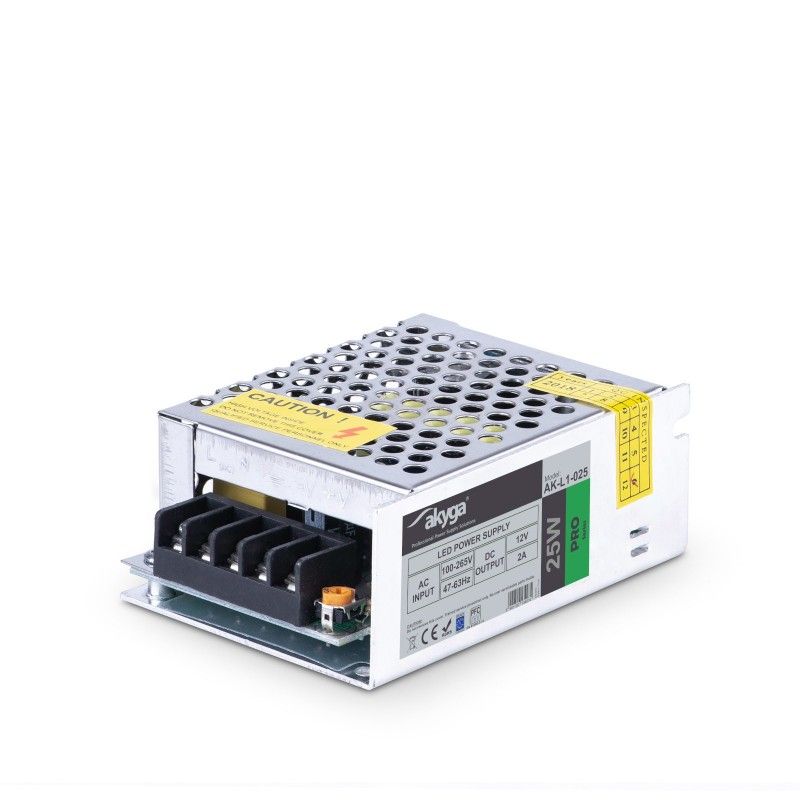 AKY AK-L1-025 Akyga Impulse LED power supply AK-L1-025 12V / 2A / 25W / 100-265V / IP20