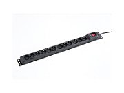 ARMAC M12/16/15/CZ Armac Surge Protection MULTI 12M/16A RACK 19 (12 outlets) 1.5m black