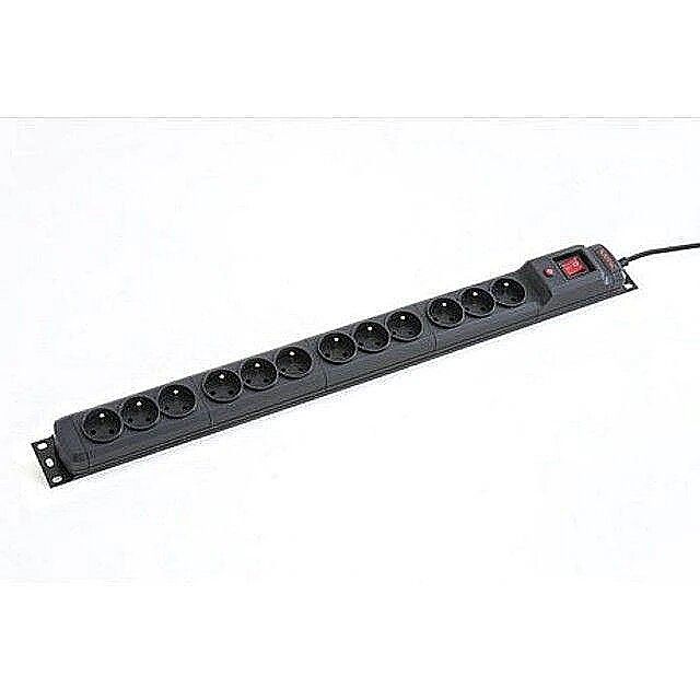 ARMAC M12/16/45/CZ Armac Surge Protection MULTI 12M/16A RACK 19 (12 outlets) 4.5m black