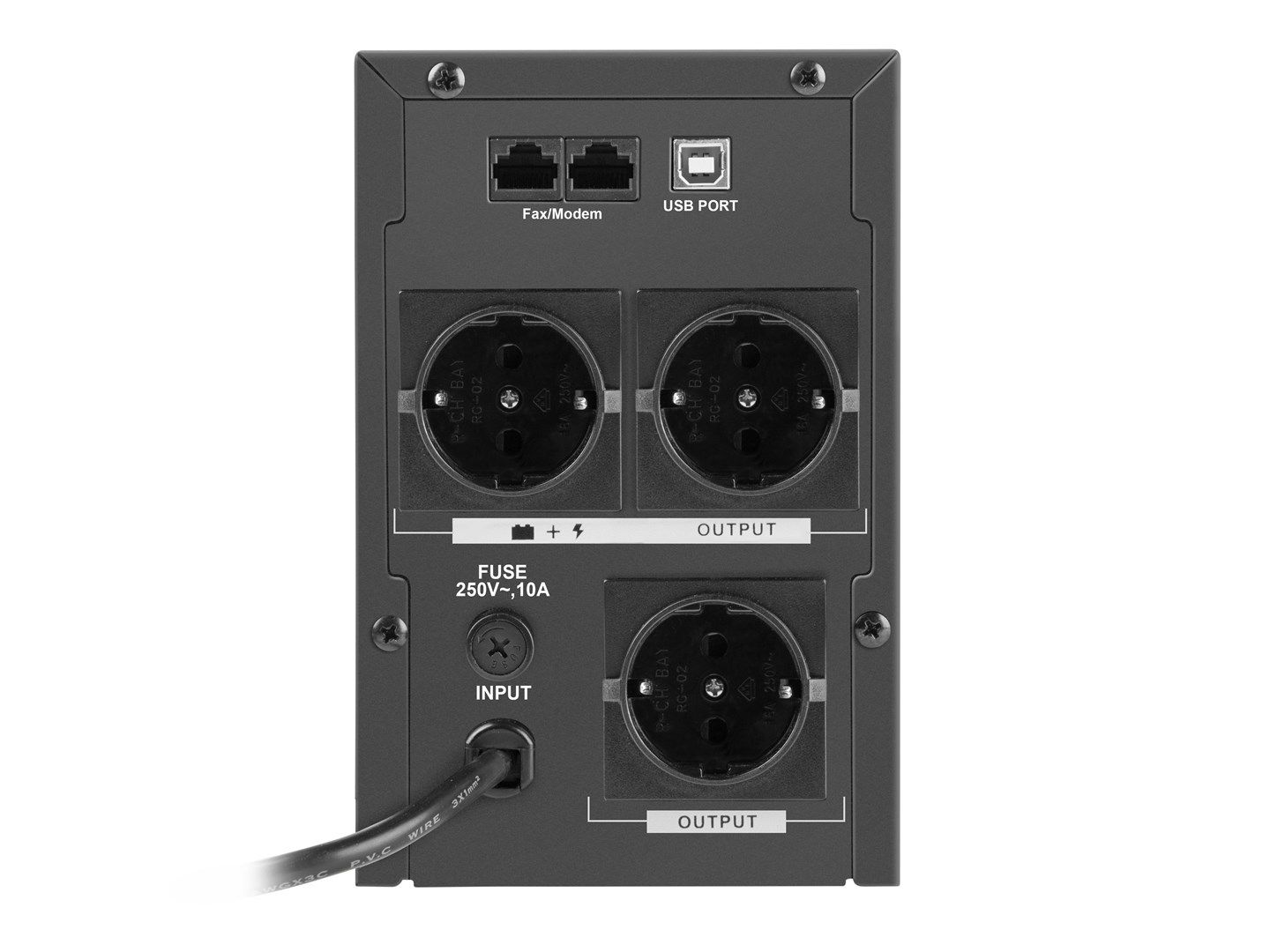 ARMAC O/1500F/LCD Armac UPS OFFICE Line-Interactive 1500F LCD 3x SCHUKO 230V OUT, USB