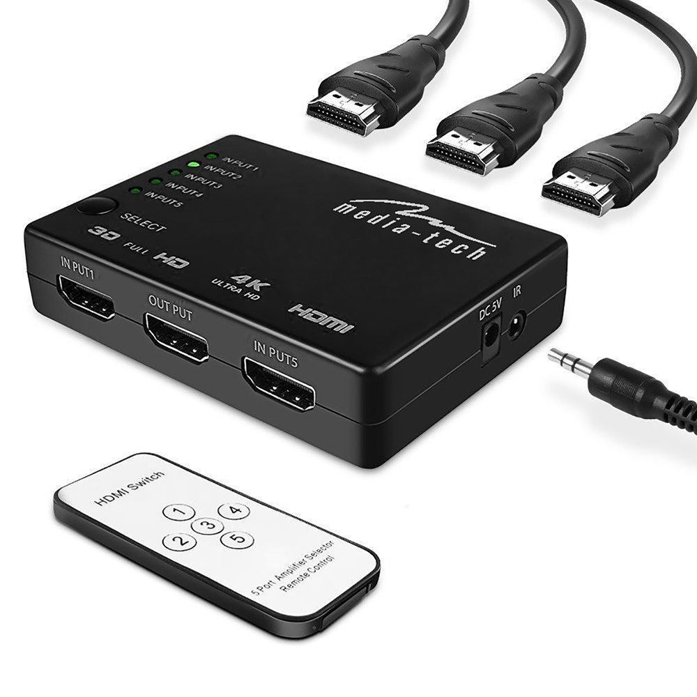 MEDIATECH MT5207 5xHDMI SWITCH 4K MT5207