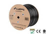 LANBERG LCU6-21CU-0305-BK Lanberg UTP stranded cable CU OUTDOOR, cat. 6, 305m, Black