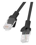 Lanberg LANBERG PCU5-20CC-0100-BK Lanberg Patchcord RJ45 cat. 5e UTP 1m black, 10-Pack