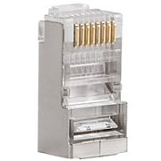 LANBERG PLS-5020EZ Lanberg Plug RJ-45 FTP CAT5E 8P8C (20PCS) Pass-Trough