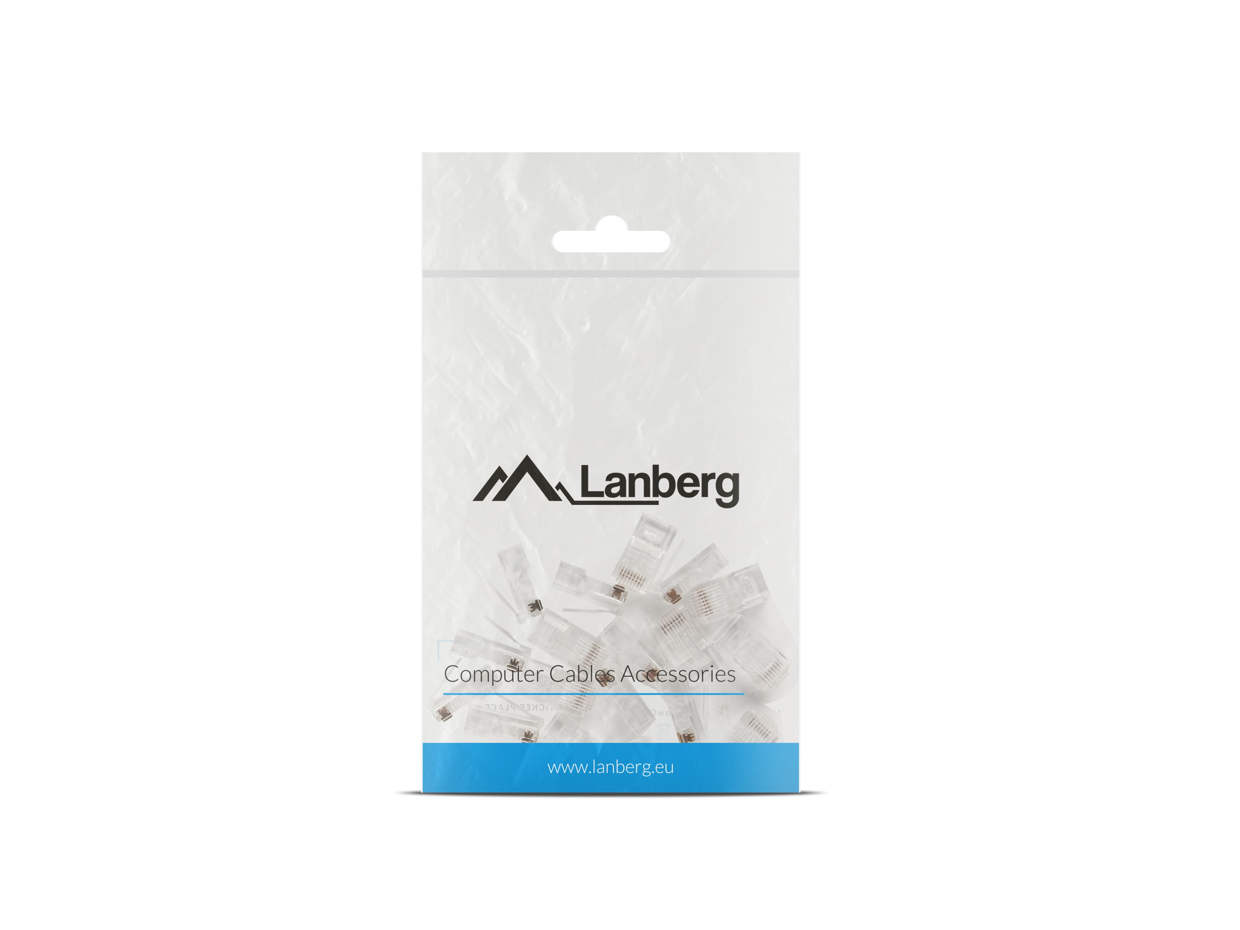 LANBERG PLU-6000EZ Lanberg Plug RJ-45 UTP CAT6, 8P8C (100PCS) Pass Trough