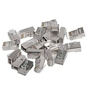 LANBERG PLS-6000EZ Lanberg Plug RJ-45 FTP CAT6 8P8C (100PCS) Pass-Trough
