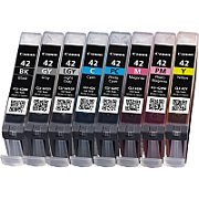 Cartus cerneala Canon 6384B010 ,Black/tri-color ,3.988 pagini ,Original (CLI-42FULL-8INKS) 