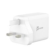 65W GAN USB-C 3-PORT CHARGER/UK WHITE