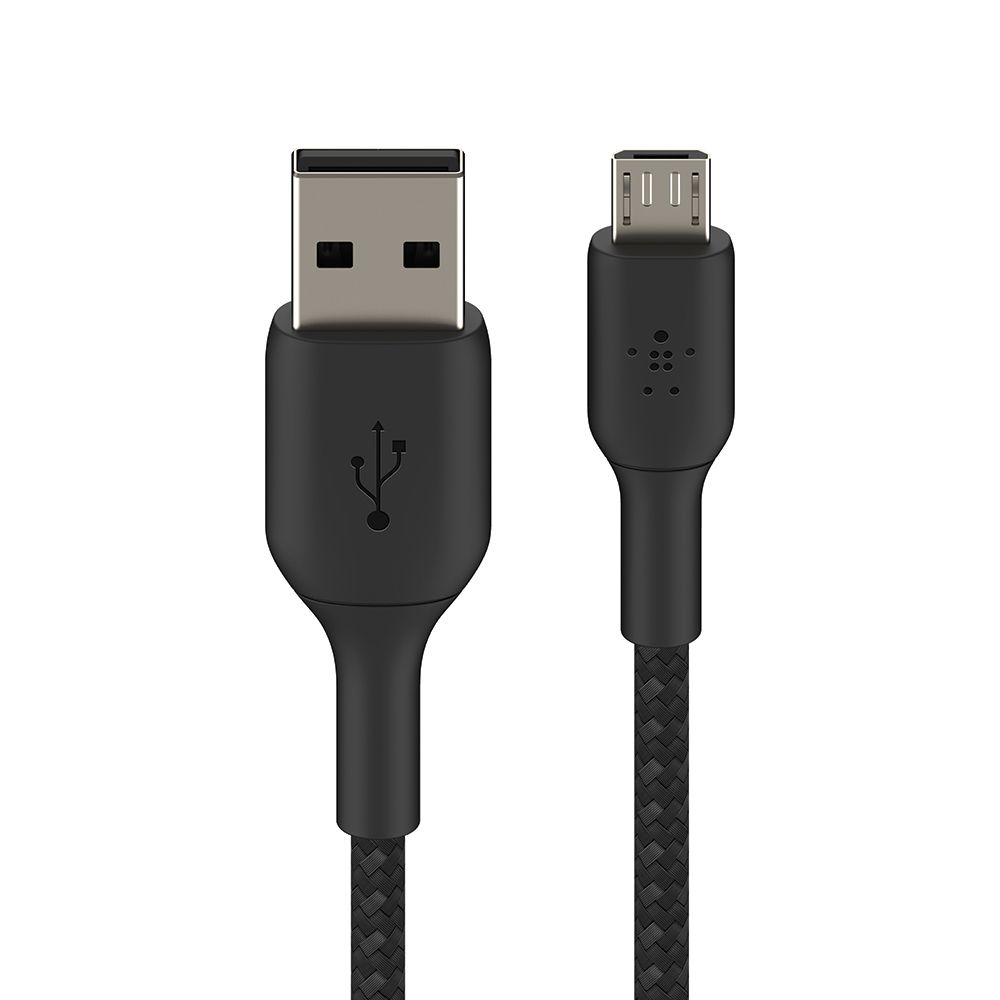 MICRO-USB-CABLE ENCASED 1M/BLACK