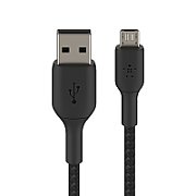 MICRO-USB-CABLE ENCASED 1M/BLACK