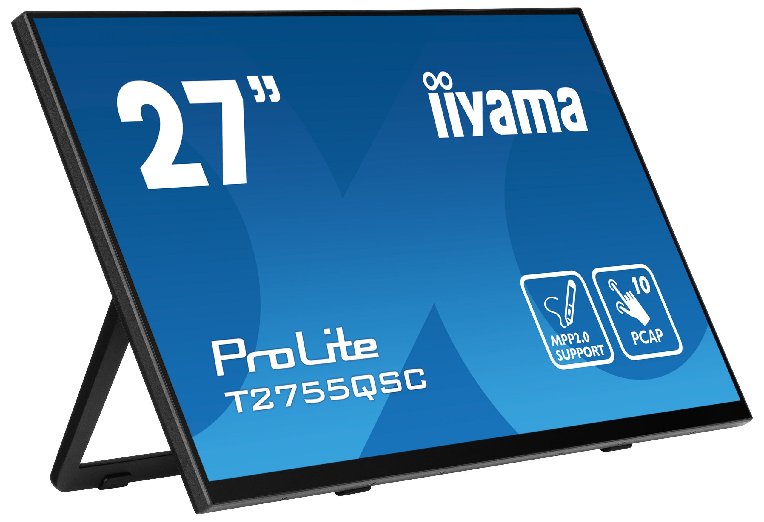 Monitor 27 inch LED IIyama ProLite T2755QSC-B1 2560 x 1440 pixeli, 75 Hz, 5 ms, Negru