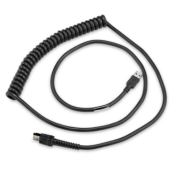 CABLE - SHIELDED USB: SERIES A, 9', COILED, BC1.2 (HIGH CURRENT), -30C