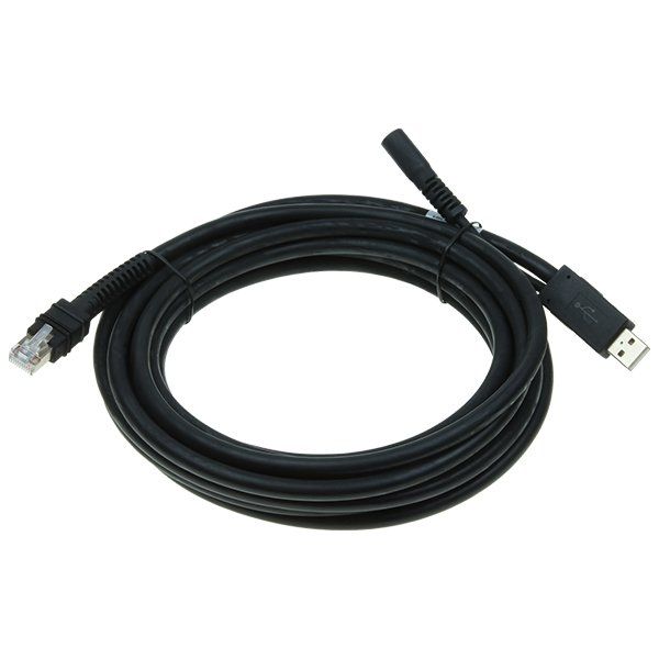 CABLE - SHIELDED USB: SERIES A CONNECTOR, 15FT. (4.6M), STRAIGHT (SUPPORTS 12V POWER SUPPLY)