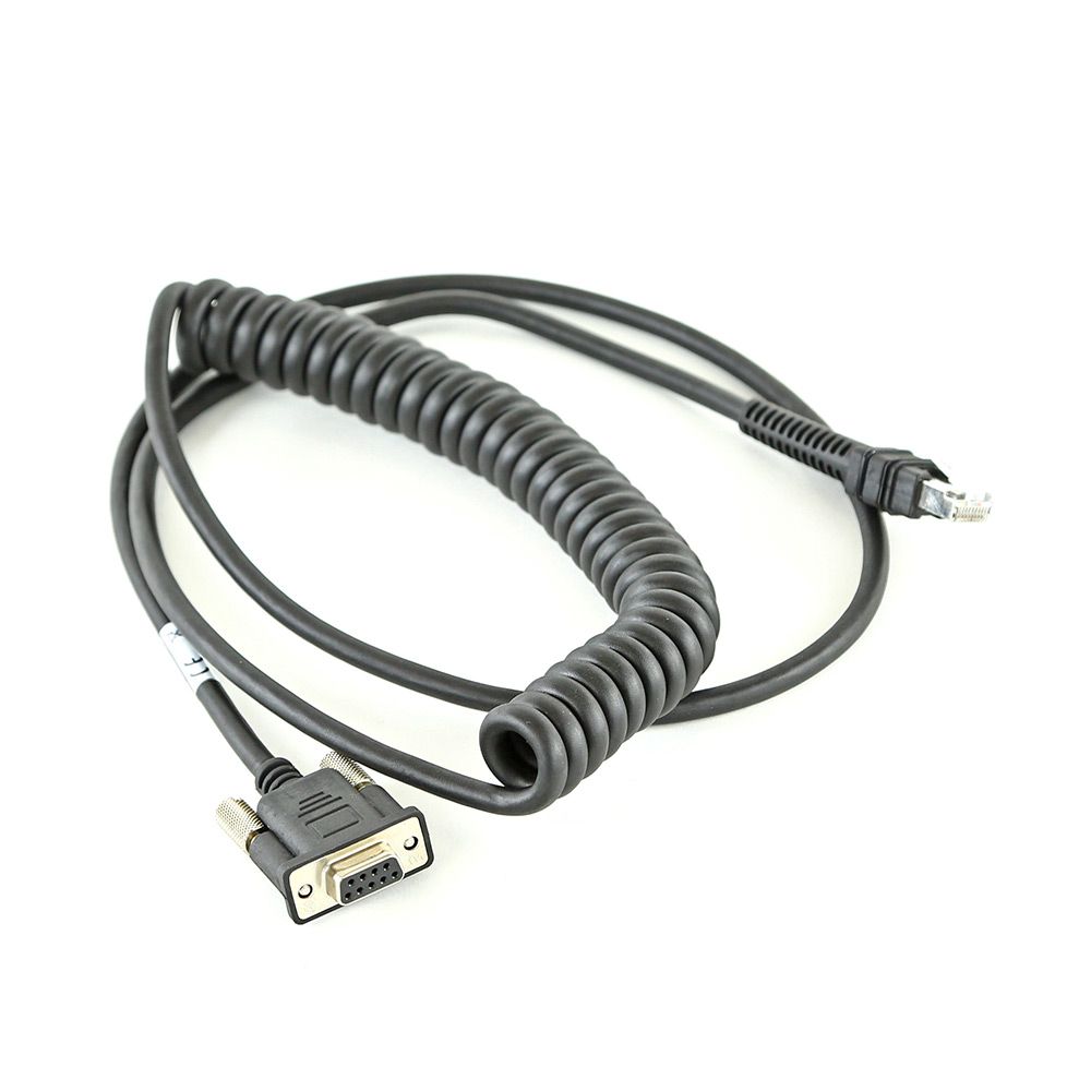 CABLE - RS232: DB9 FEMALE CONNECTOR, 9FT (2.8M) COILED, POWER PIN 9