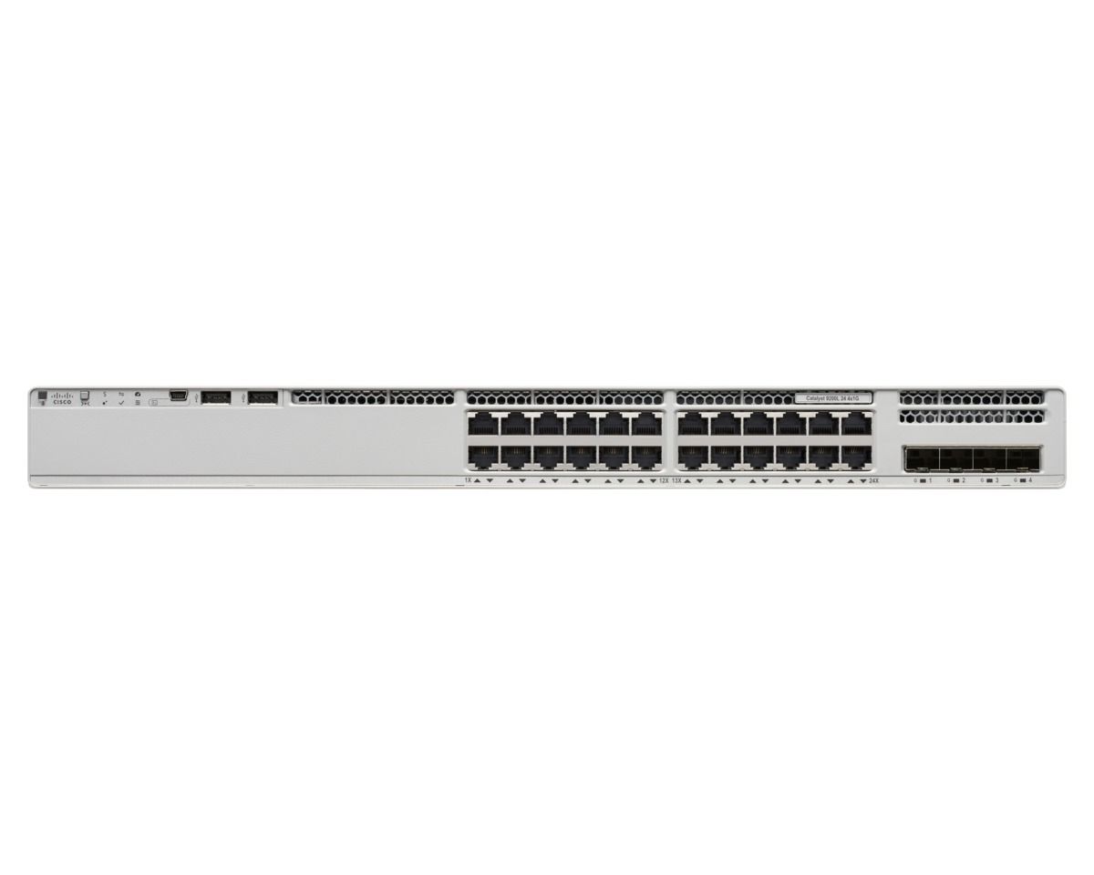Switch Cisco C9200-24T-A, 24 porturi 10 / 100 / 1000 MBs