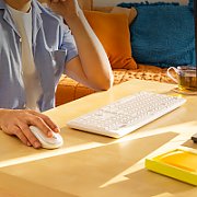 MK295 SILENT WIRELESS COMBO/OFF WHITE - CH - CENTRAL