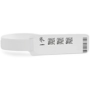 Wristband, Polypropylene, 1x7in (25.4x177.8mm) Direct Thermal, Z-Band Direct, Adhesive closure, HC100 Cartridge, 300/roll, 6/box, Red