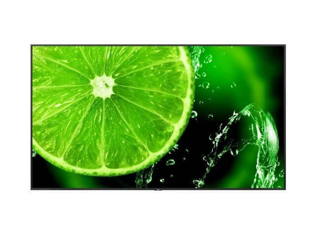 Display 75  NEC MultiSync® E758, UHD, IPS with Direct LED backlights, 400 cd/m², 18/7, media player