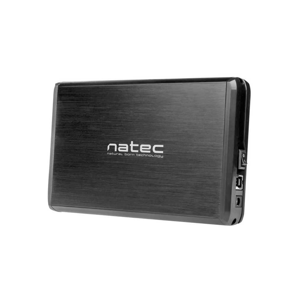 NATEC NKZ-0448 Natec RHINO External USB 3.0 enclosure for 3.5 SATA HDDs, black aluminum