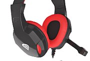 NATEC NSG-1437 GENESIS Gaming headset ARGON 110 Stereo Black-Red